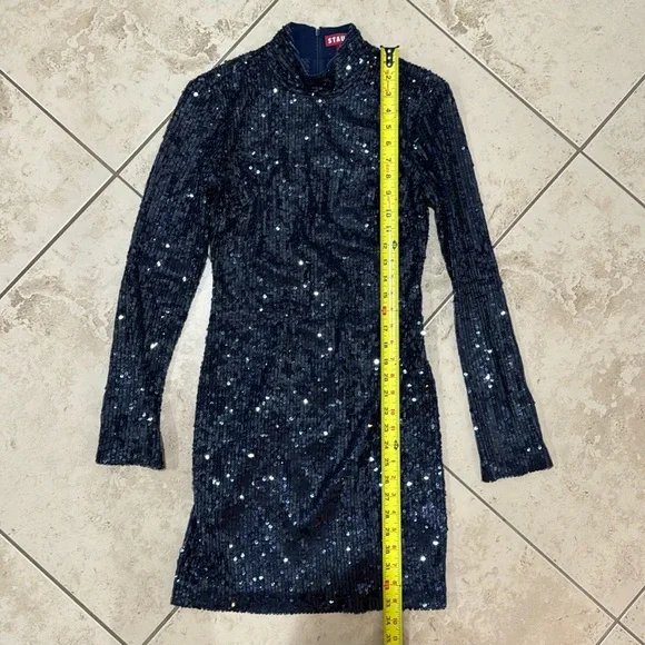 Staud Sequin Liza Mini Dress NWOT - Picture 10 of 15